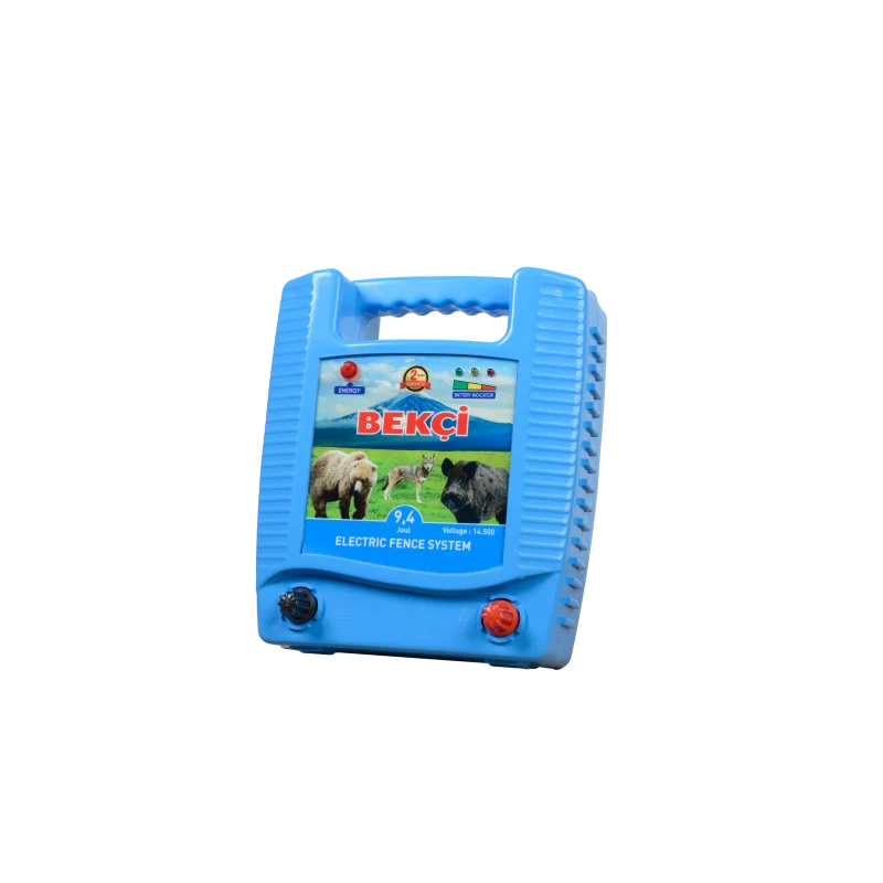 Elektrikli Çit Mavi BEKÇİ 9,4 JOUL Sensörlü Ayı Domuz Tipi Şok Cihazı