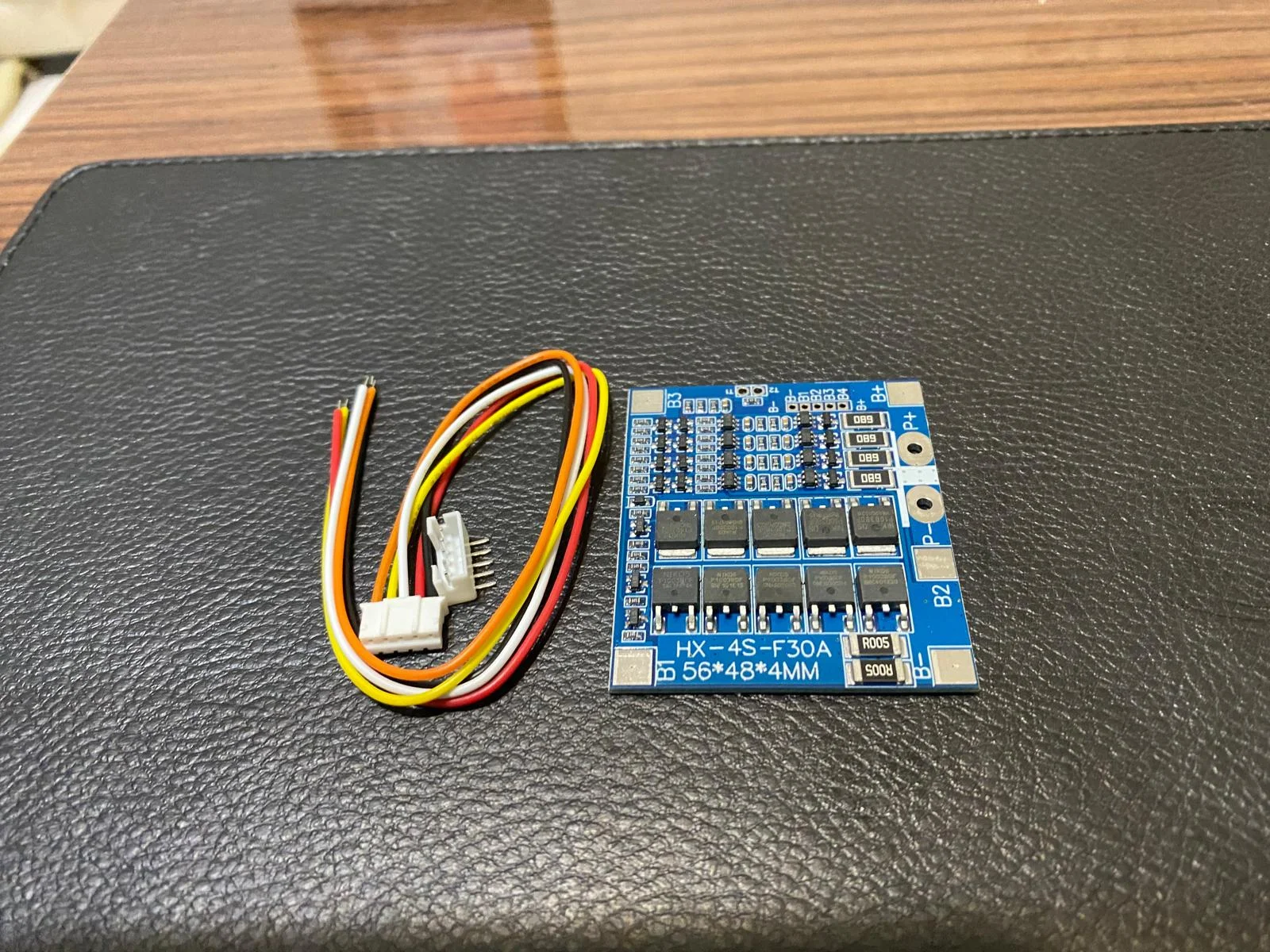 HX-4S-F30A 4S 30A LiFePO4 Batarya Koruma Devresi - Balanslı BMS + Kablo