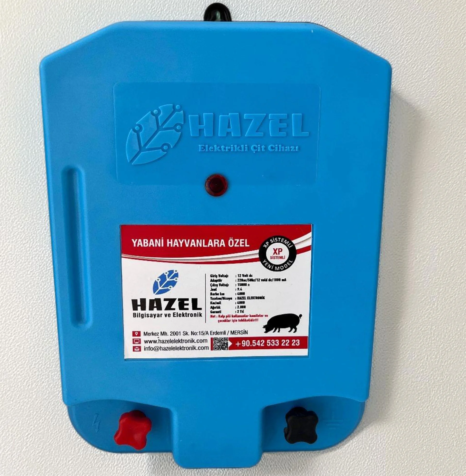Bataryasız Hazel Elektrikli Çit Cihazı Domuz ve Ayı Kovucu