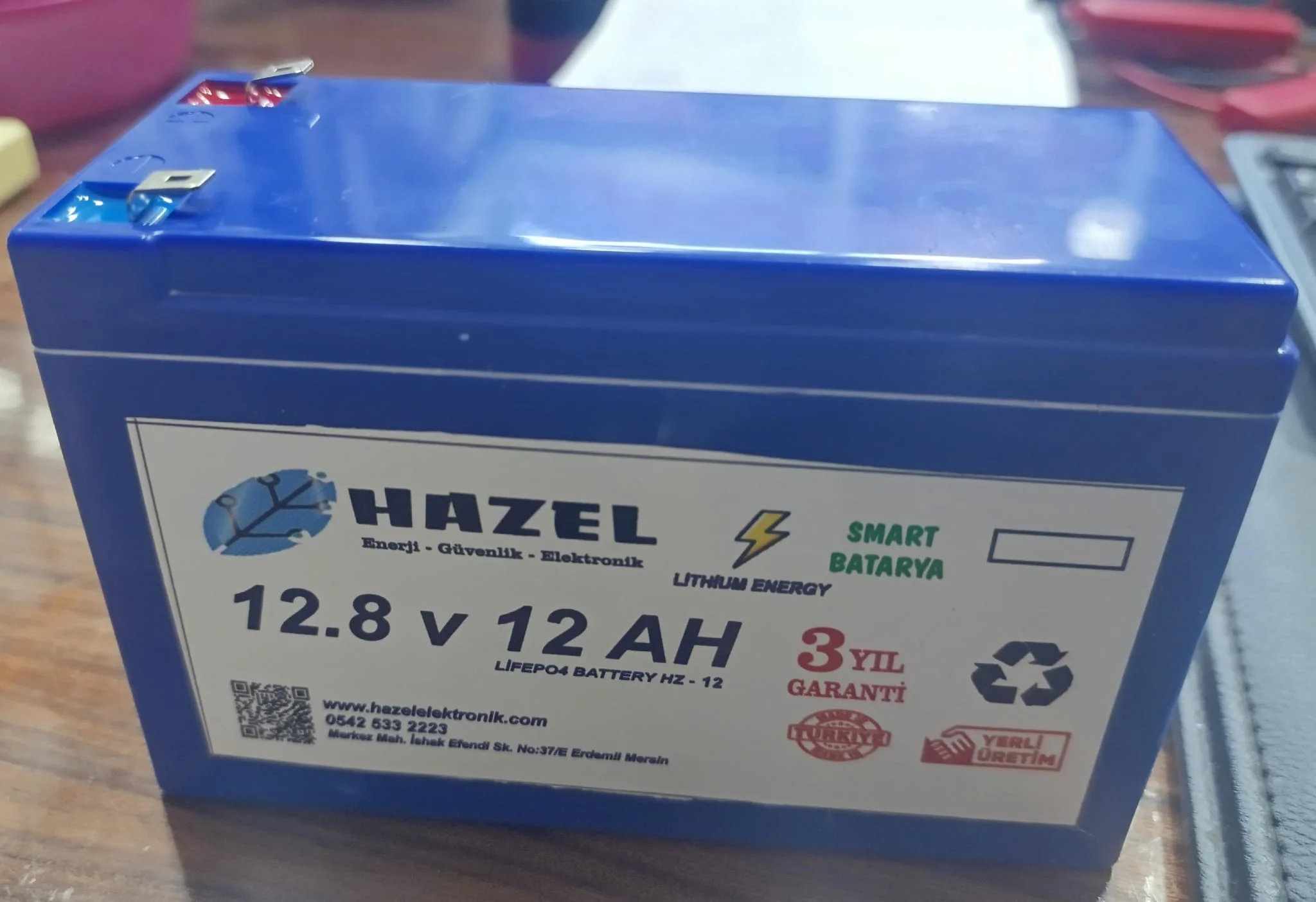 12V 12AH Lifepo4 Lityum Akü