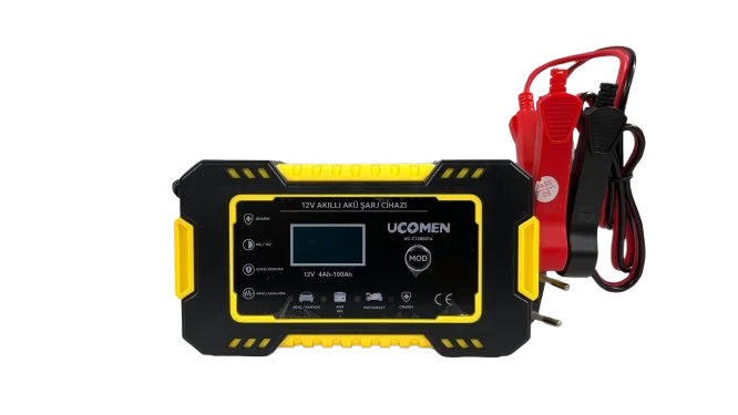 UCOMEN UC-C120501A 12V MAX 6A SARI LED GÖSTERGELİ AKÜ ŞARJ CİHAZI